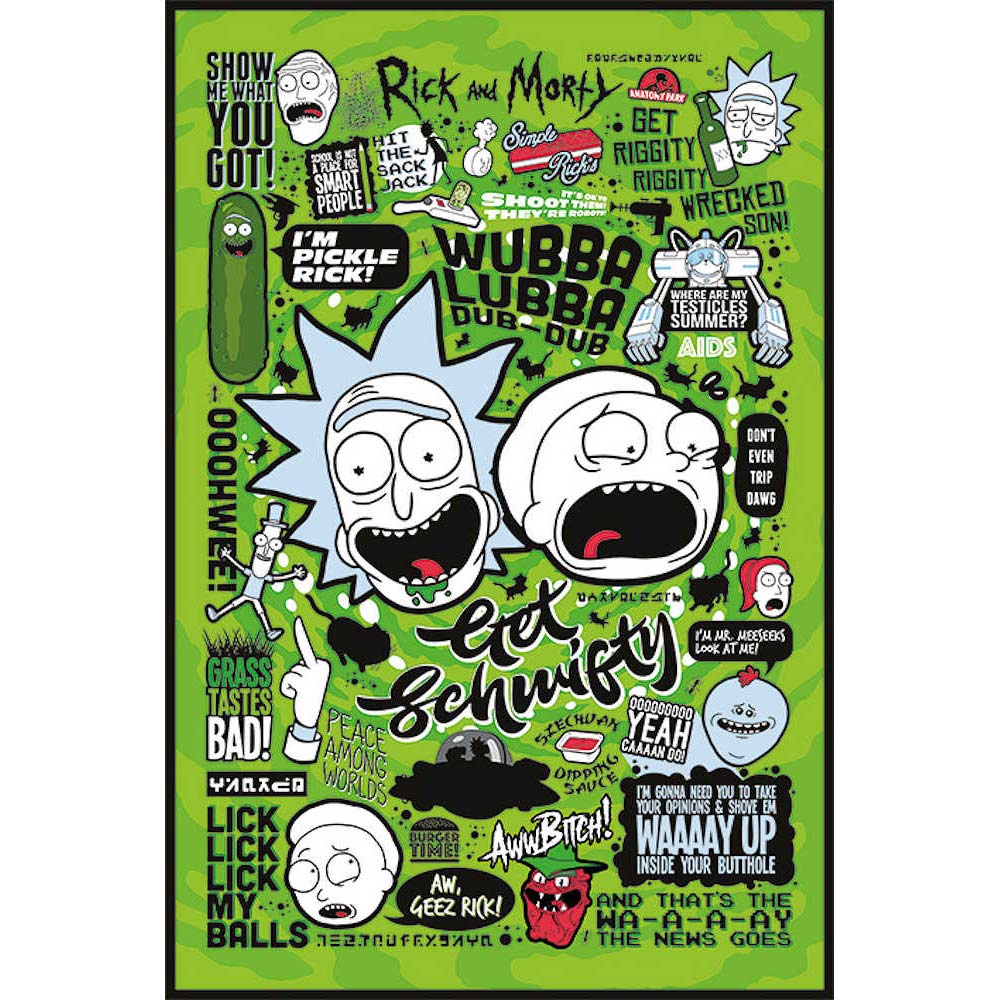 RICK AND MORTY リックアンドモーティ - Quotes / ポスター - PGS